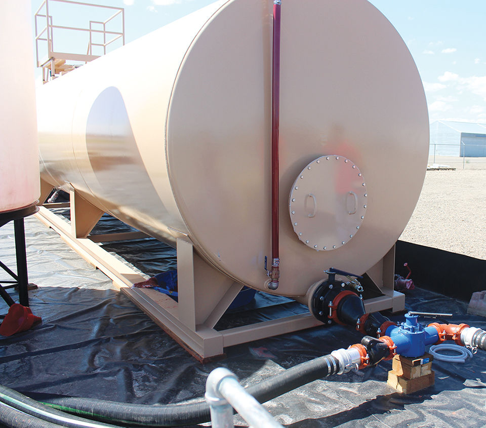 Pump blends water and retardant
